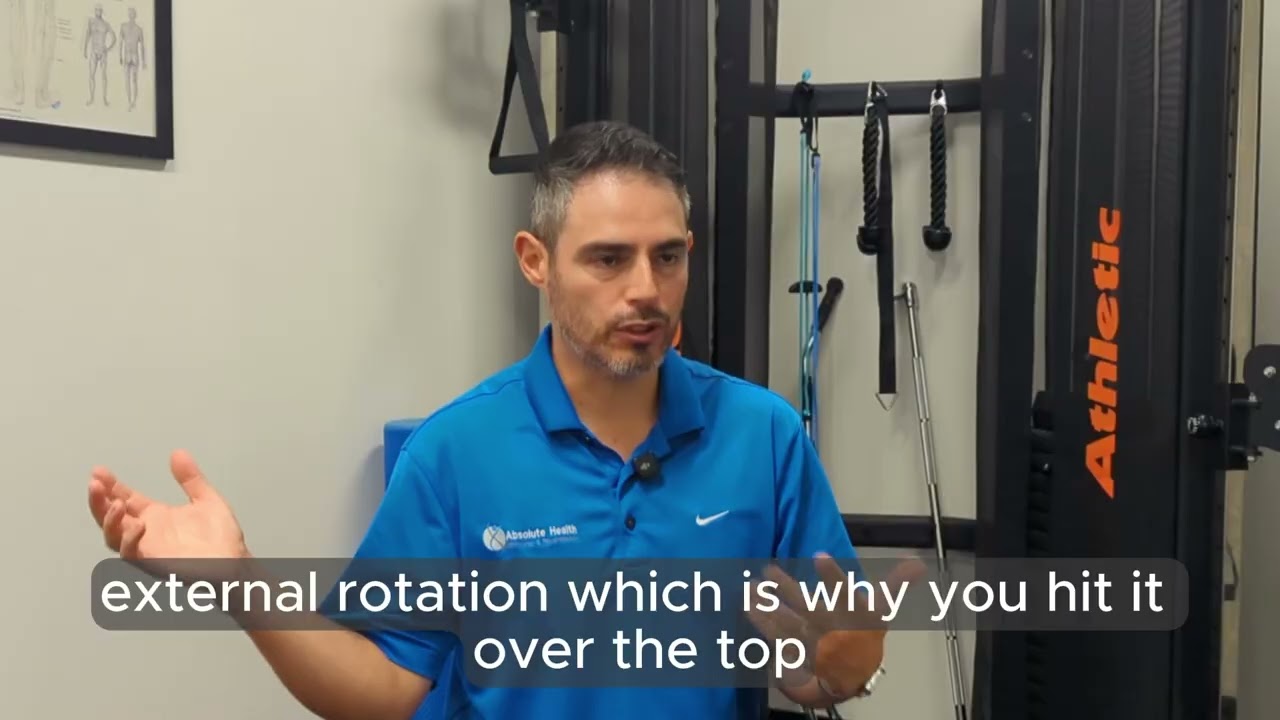 TPI golf assessment with a physiotherapist at Absolute Health Sunshine Coast